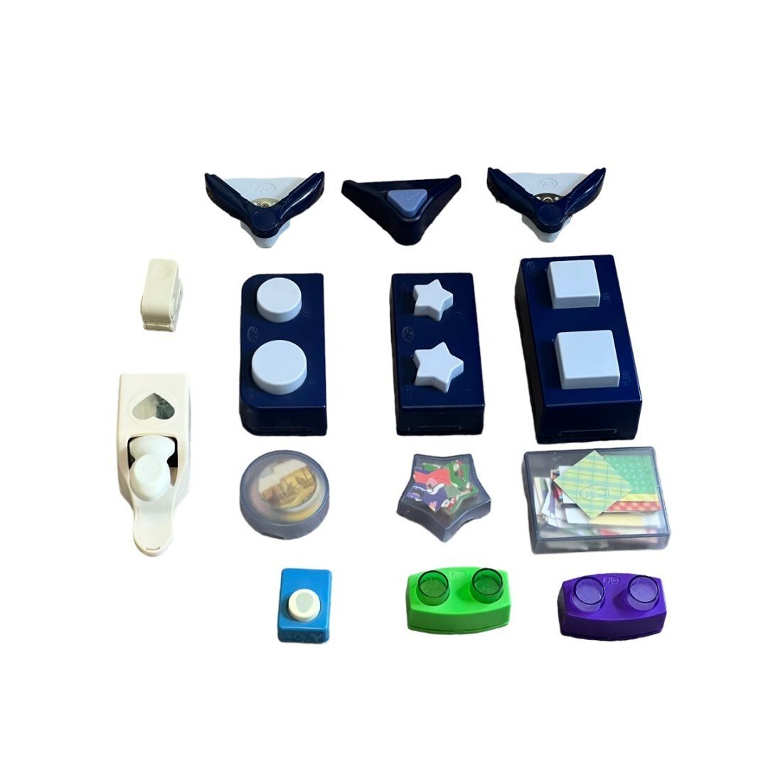 Creative Memories Paper Punch Martha Stewart Plus Lot Square Heart Circle Plus