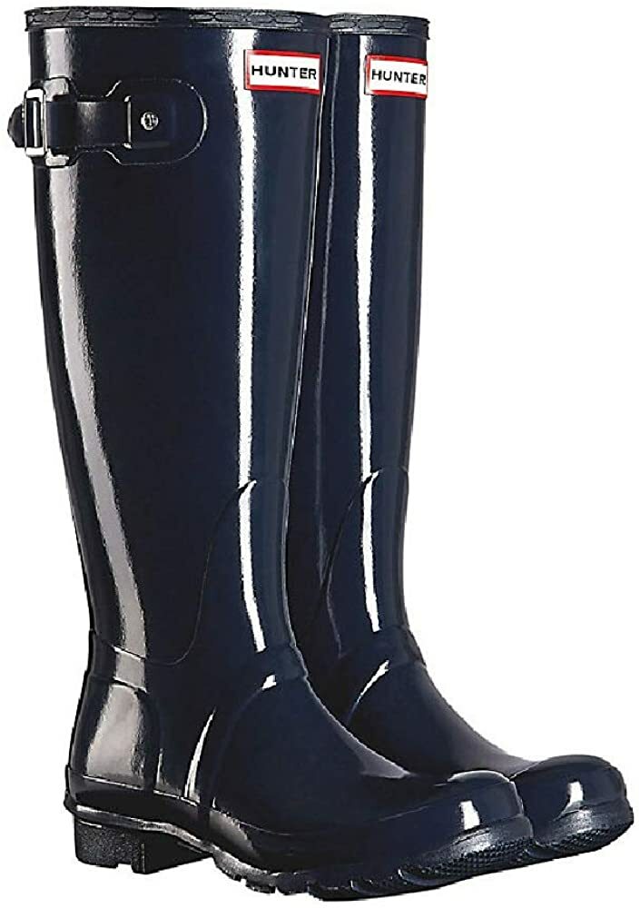 HUNTER Original Back Adjustable Rain Boots Melody Gloss New