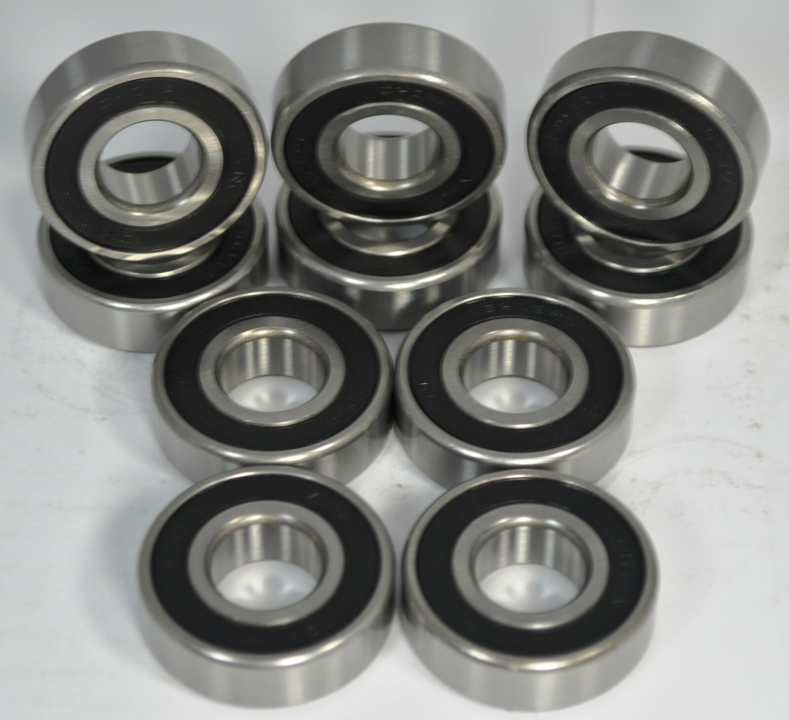 R16-2RS C3 Sealed Premium Ball Bearing, 1" x2" x1/2" (Qty 10)