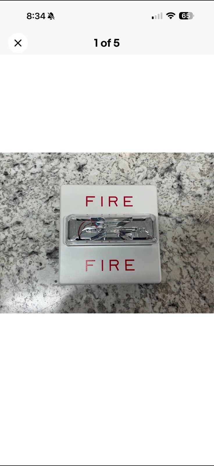 Wheelock RSS-24MCW-FW Fire Strobe 15/30/75/110cd - New In Box