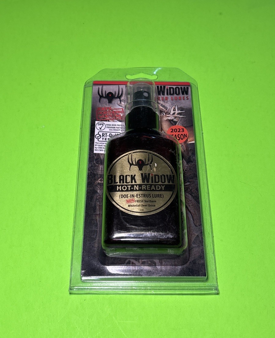 Black Widow Deer Lures G0007 Gold Label Northern, Hot-N-Ready 3oz, Standard Doe