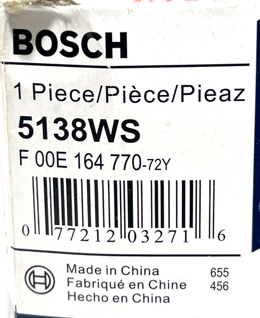 Bosch Air Filter Bosch 5138WS - New