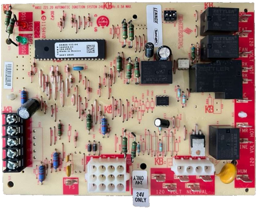 50A66-123-04 GUARANTEED WORKING Furnace Control Board 100925-03