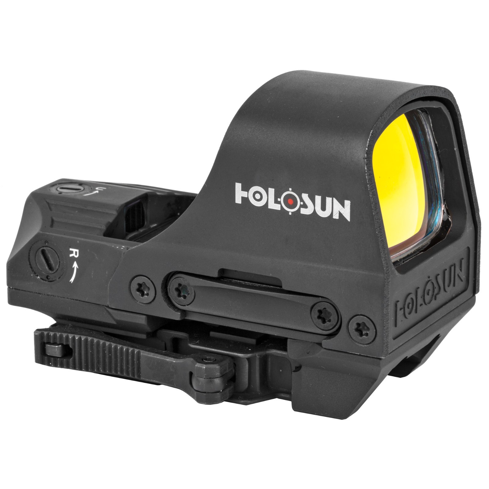 HOLOSUN HS510C Open Reflex Sight, 65 MOA Circle + Red 2 MOA Reticle - Black