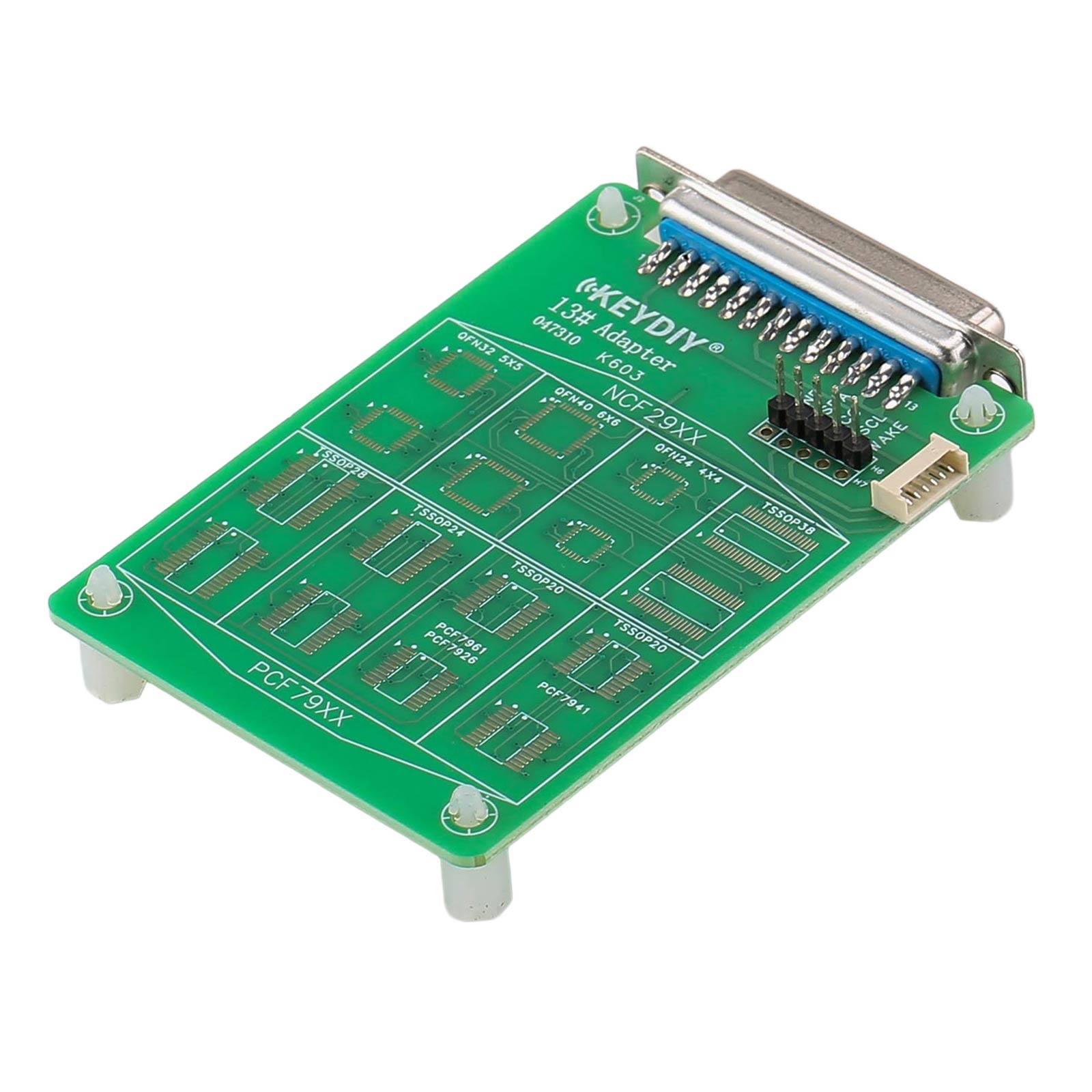 KEYDIY 13# Remote Chip Read Adapter for Water-damaged/Broken 5C & 5D Key Chip