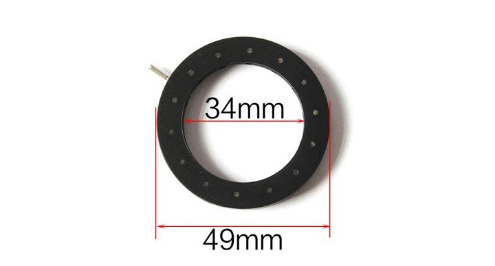1.5-34mm Diameter Zoom Optical Iris Diaphragm Aperture Condenser Digital Camera