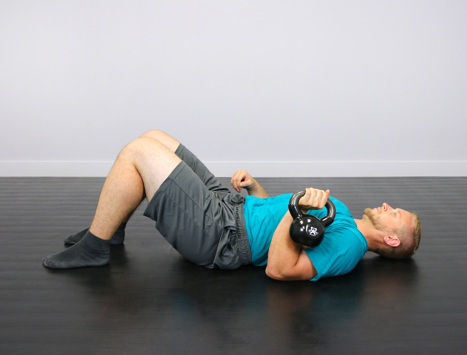Cando Vinyl-Coated Kettlebell - Black - 20 Lb - Workout & Strength Training