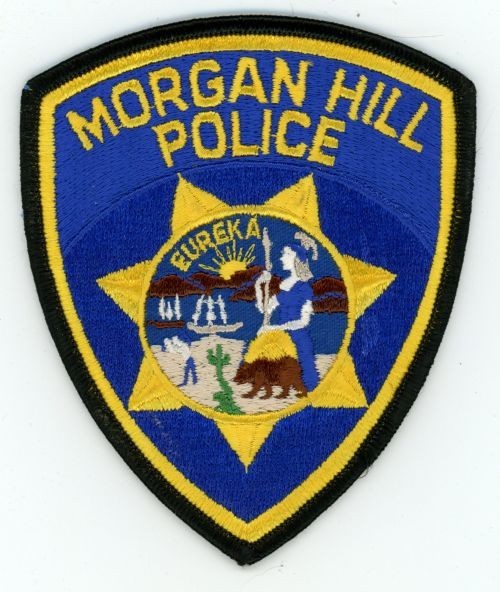 CALIFORNIA CA MORGAN HILL POLICE NICE SHOULDER PATCH SHERIFF