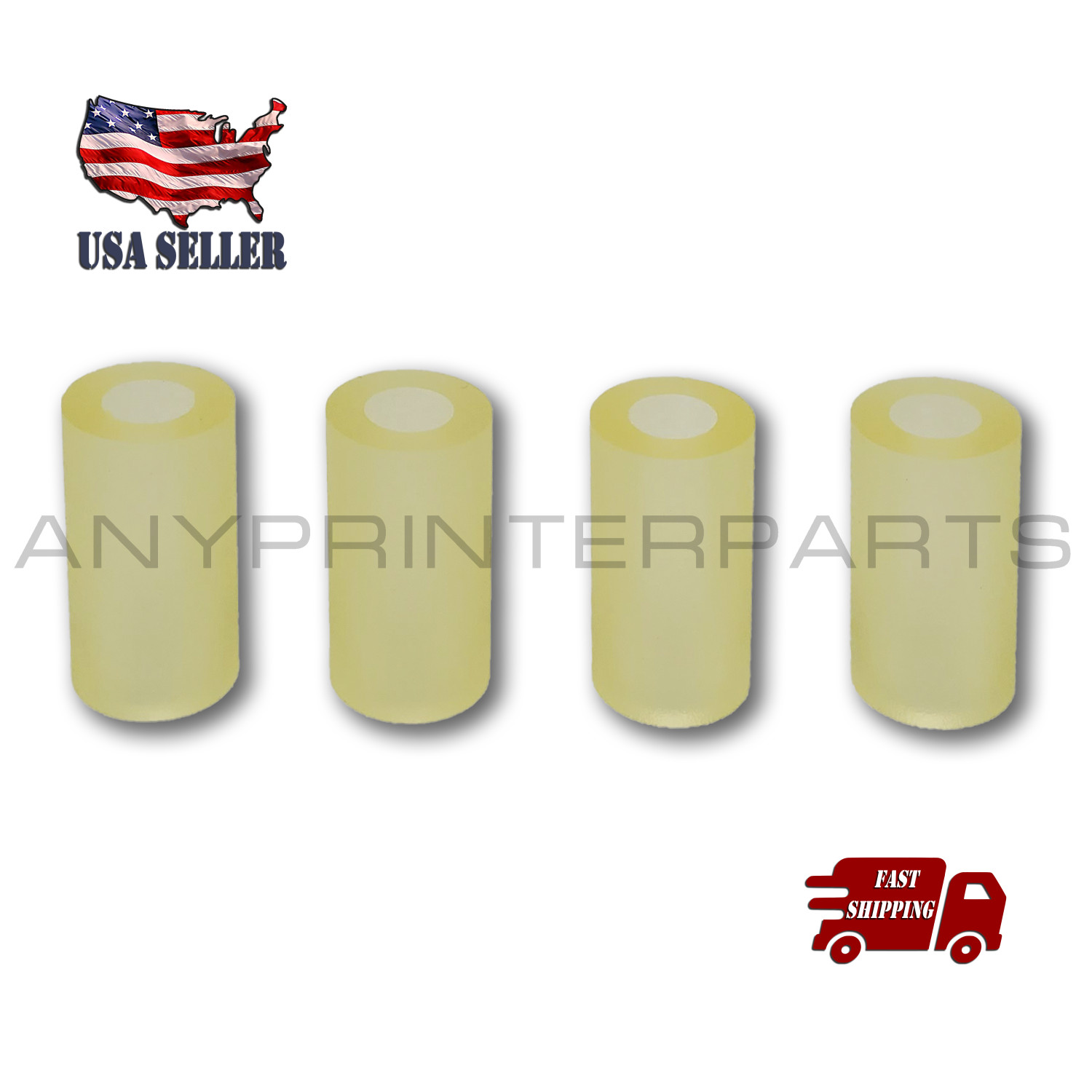 Set 4 pcs PA03586-K983 -K984 Feed Exit Drive Roller Fujitsu FI-6110 N1800 S1500M