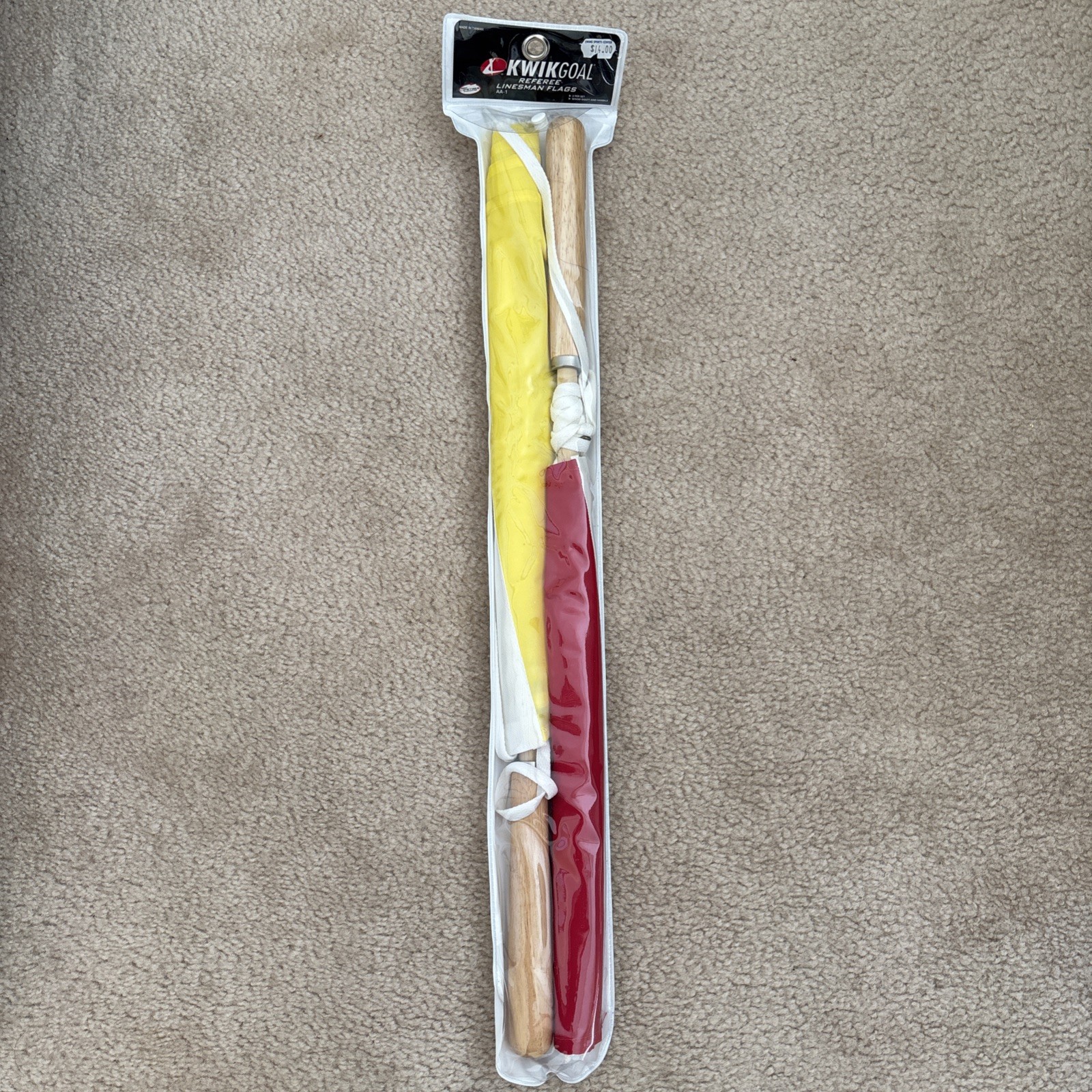 New KwikGoal Sports Linesman Referee Soccer Flags