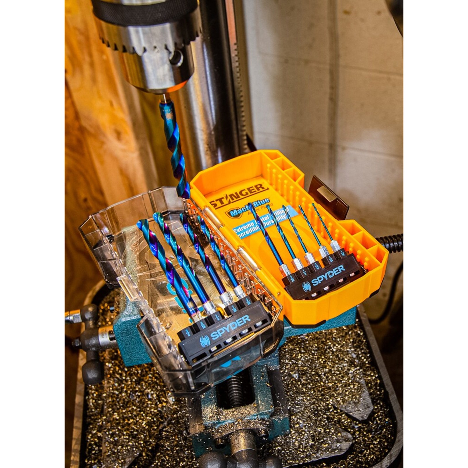 Spyder 11-Piece Assorted HSS Twist Drill Bit Set, 19018CA