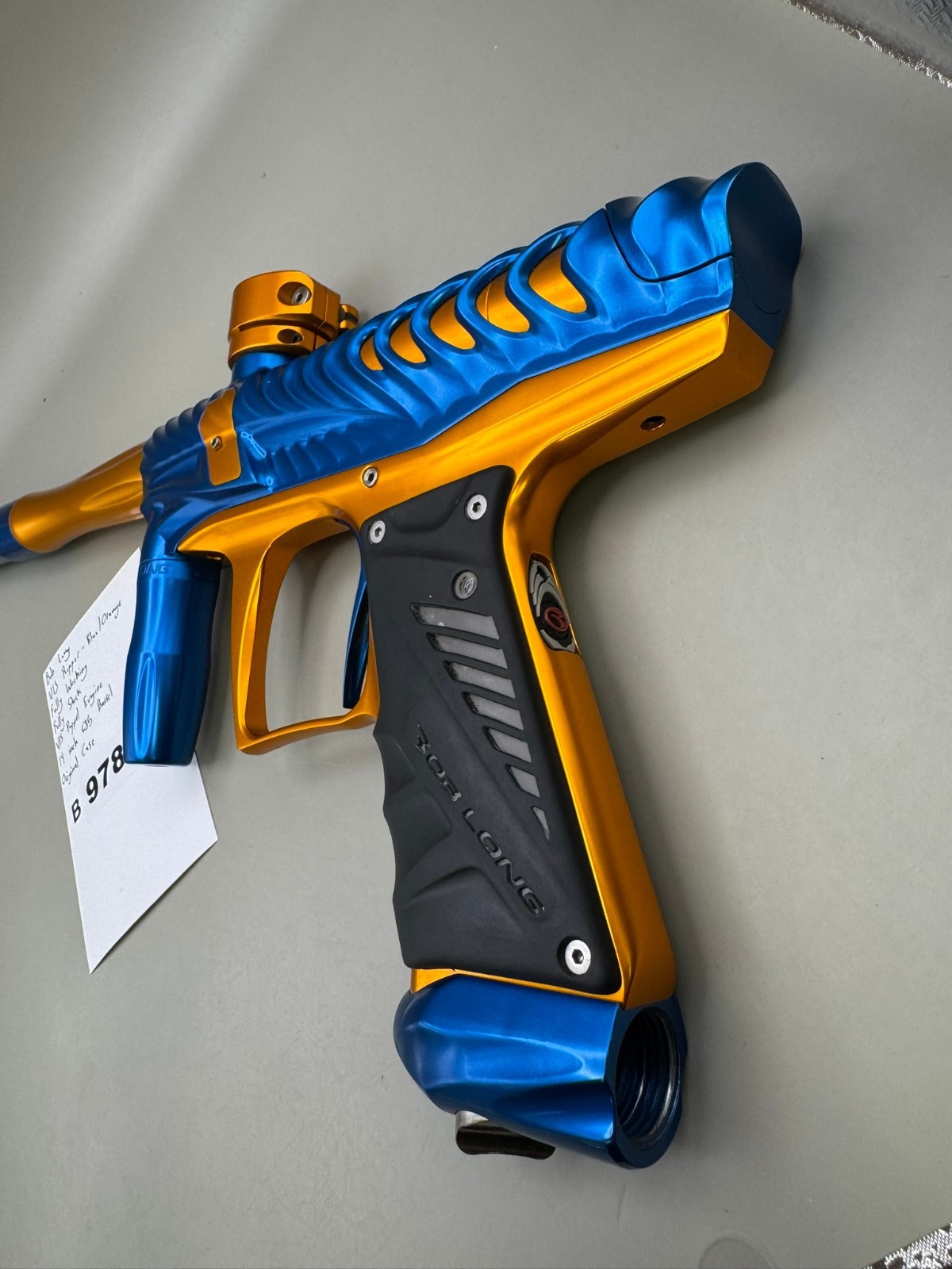 Bob Long VIS Ripper - Blue/Orange - Paintball Marker Fully Working