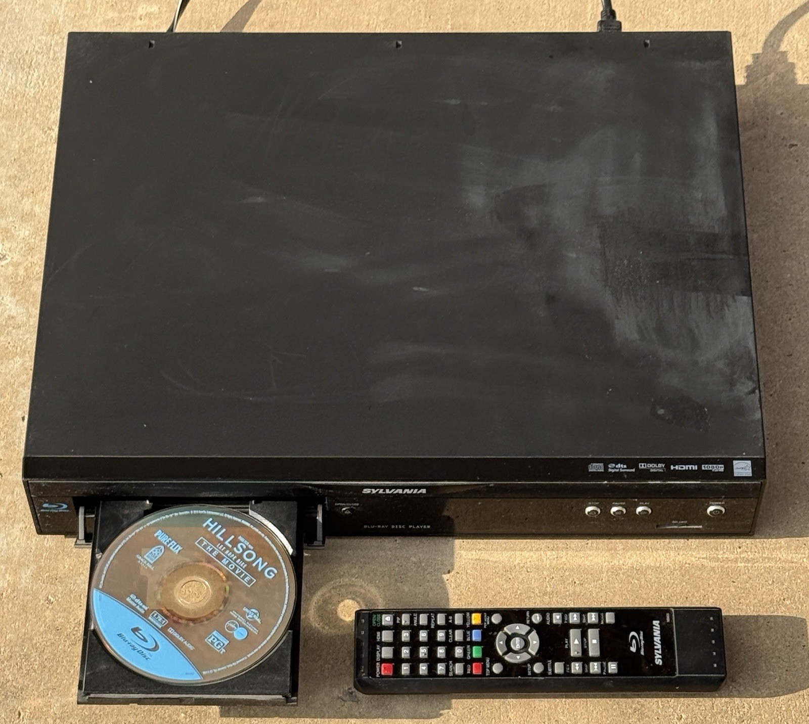 Sylvania NB501SL9 Blu-ray DVD Player HDMI 1080p w/ Remote & Power Cord