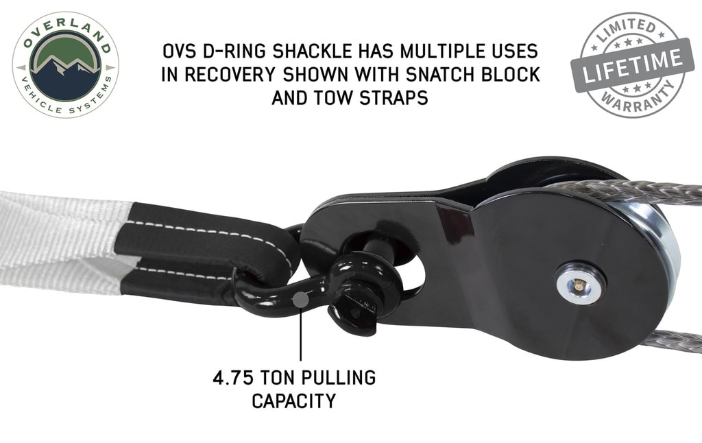 Overland Vehicle Systems 19019901 Winch Shackle