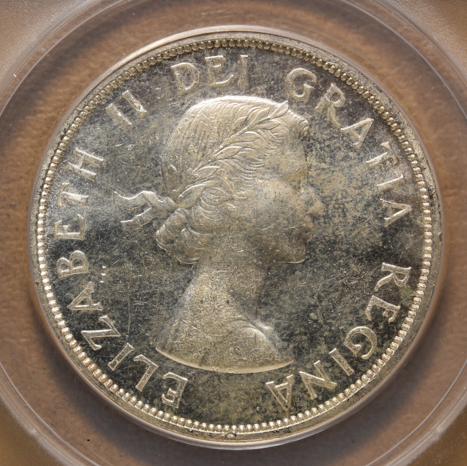1959 Canada Silver Dollar ANACS MS63