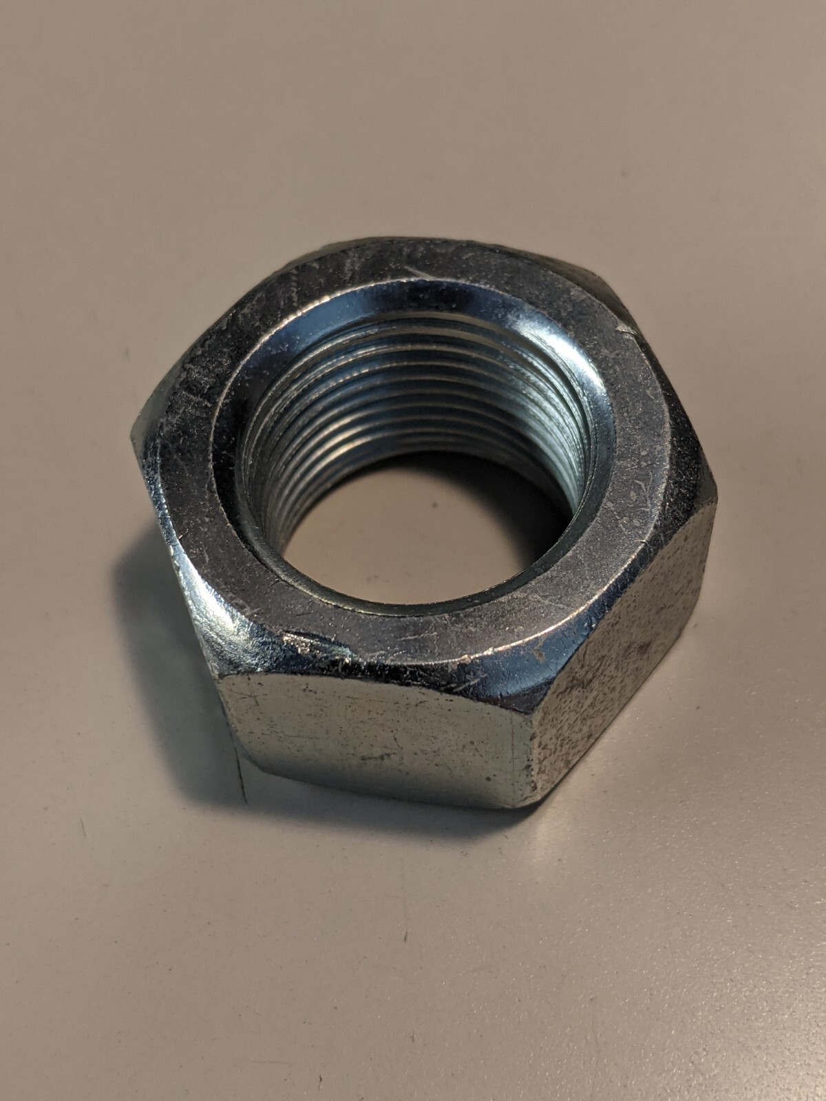 1"-14 HEX NUT ZINC PLATED GRADE 2 QTY. 25