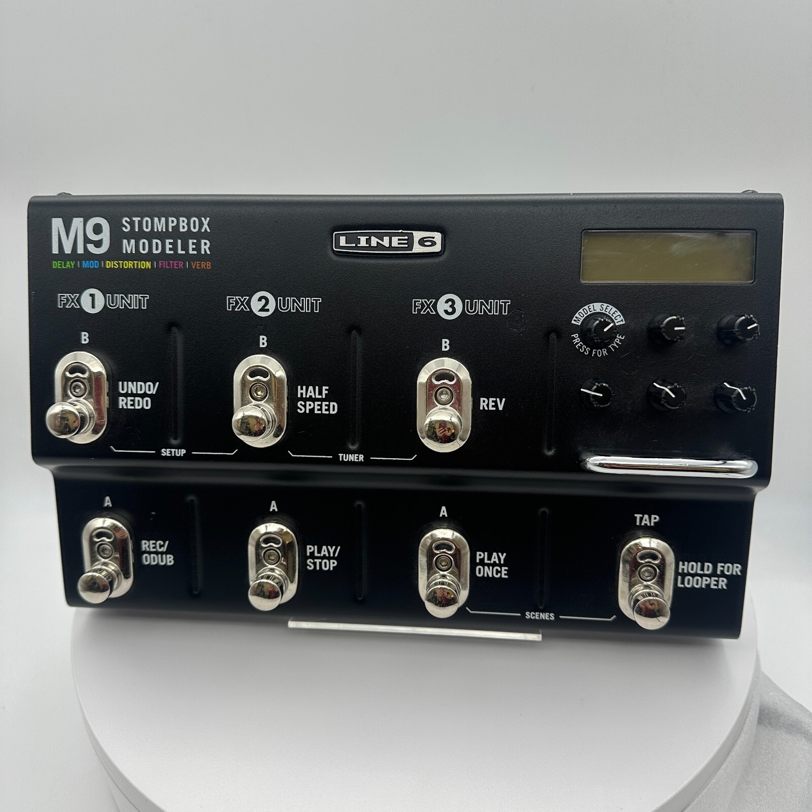 line6 M9 Stomp box Modeler multi effects Complete Accessories Good Condition
