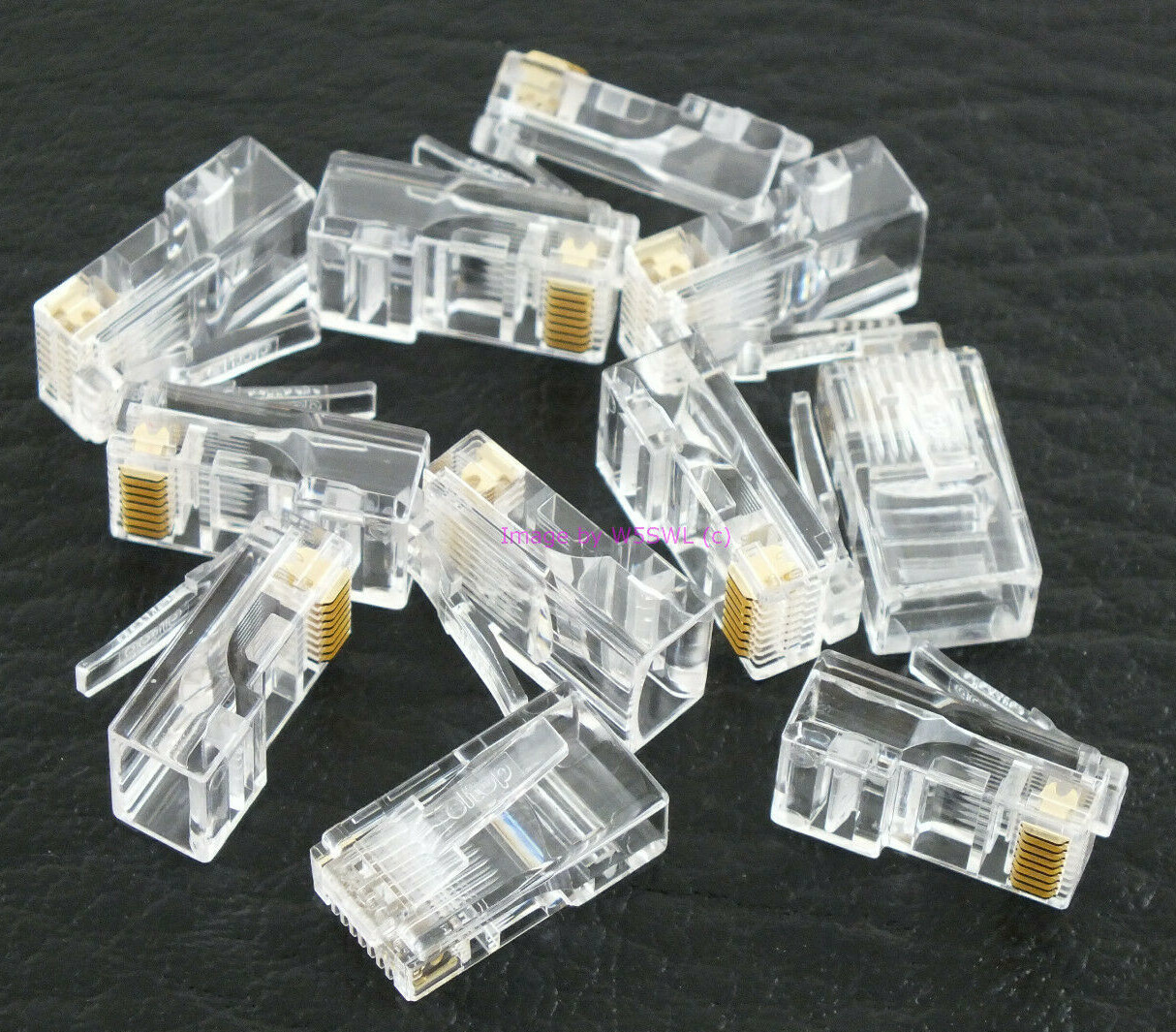 25 Pcs 8P8C RJ45 Modular Network Plug Cat Cable - Quick Ship From Central USA