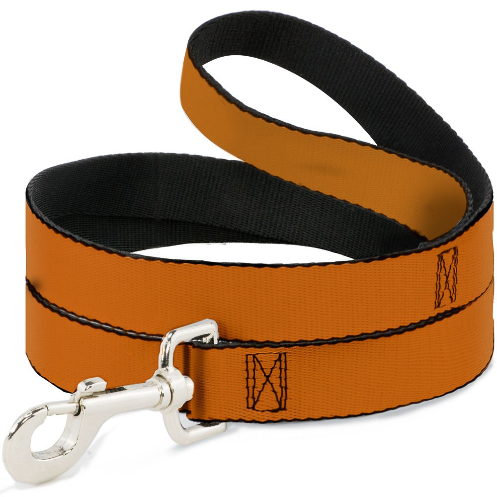 Dog Leash Orange NARROW 0.5"