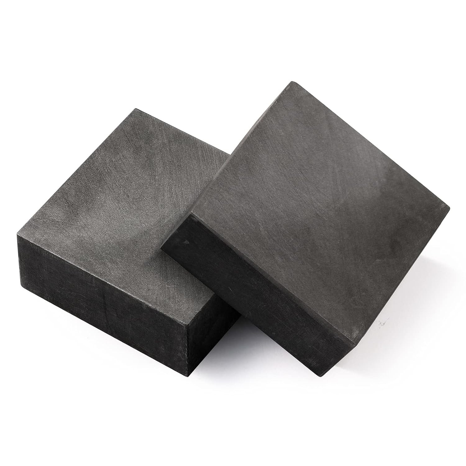 2 Packs Graphite Ingot Block 99.9% High Purity EDM Graphite Plate Blank Milling