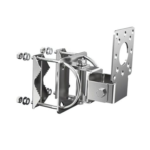 Adjustable Wall Mount Adapter - Solid Metal Mount with Bolts - Starlink Adapter