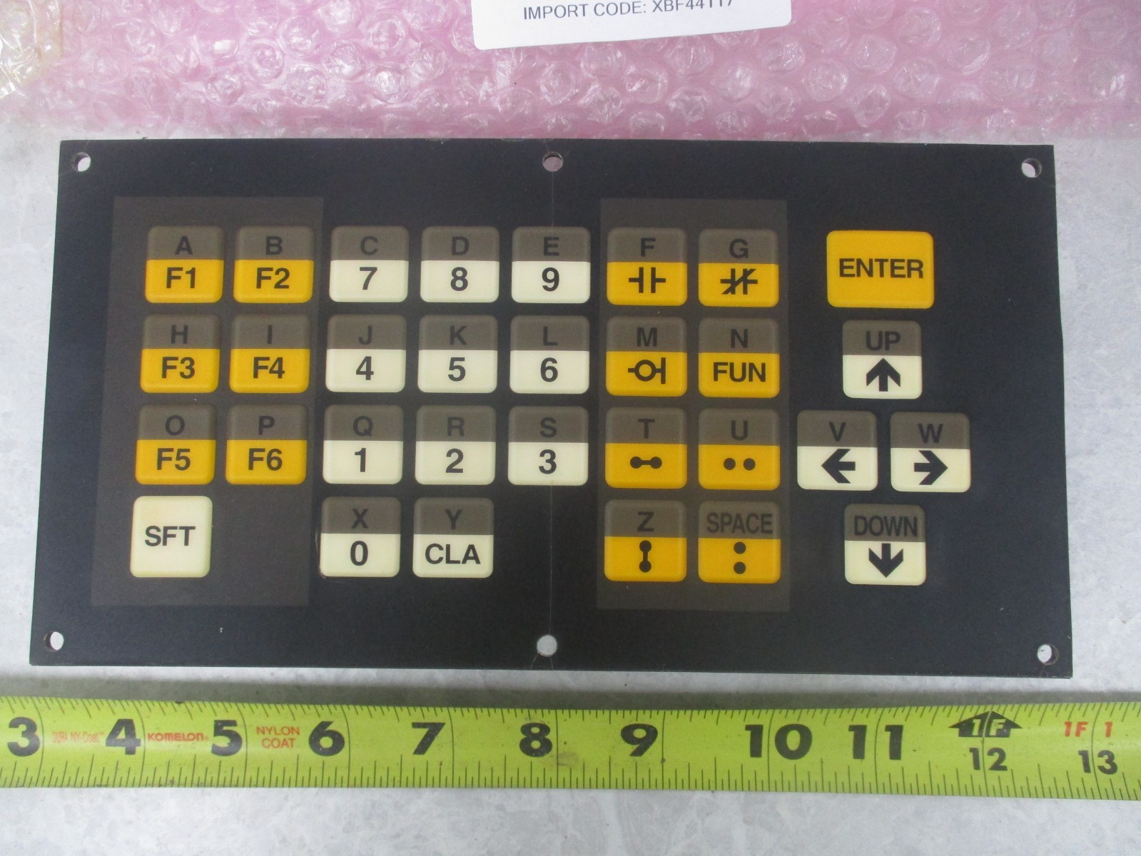 HITACHI M2KBS 00-12-02 OPERATOR KEYPAD UNIT, XA0606