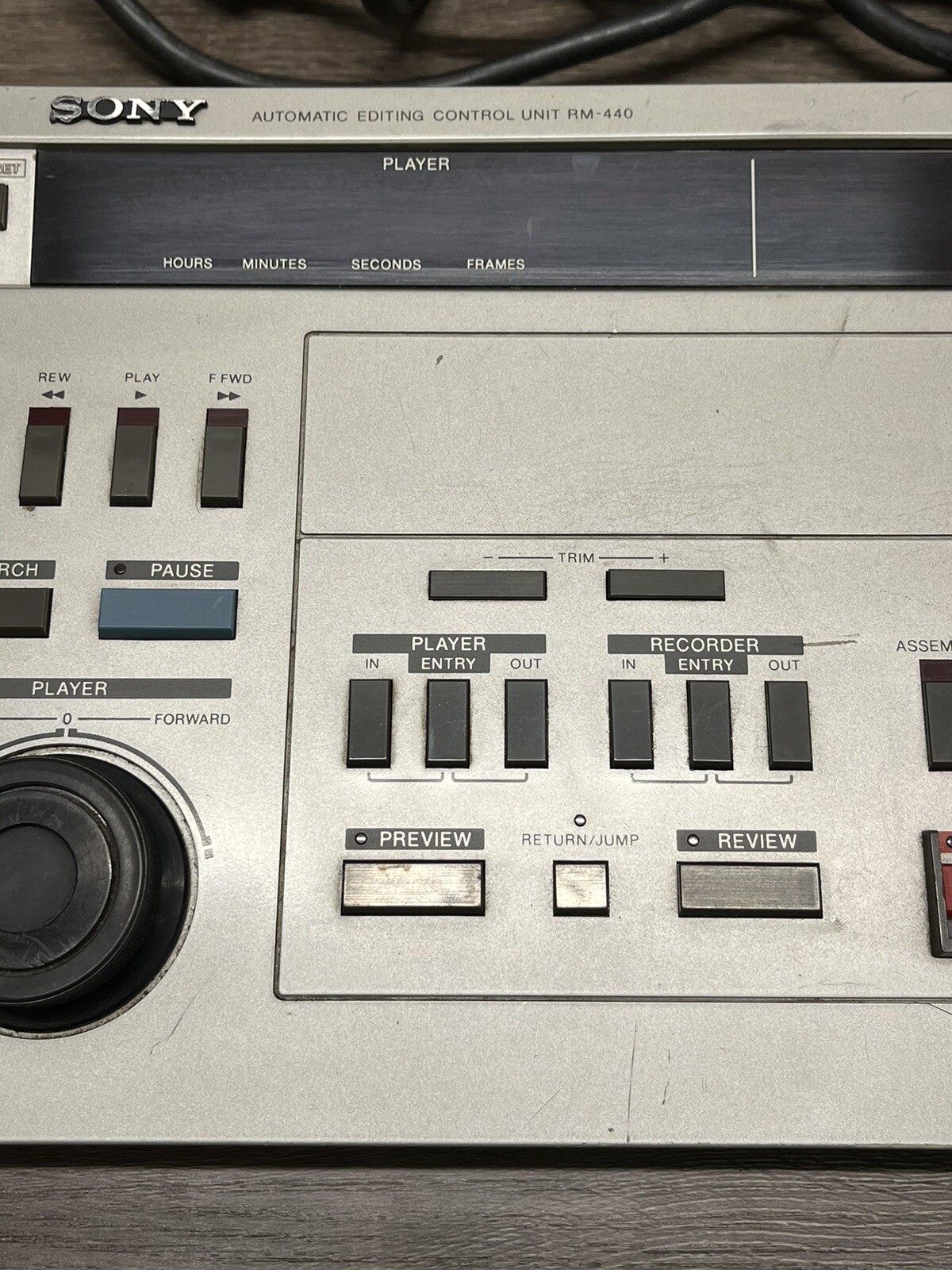 Sony Model RM-440 Automatic Editing Control Unit