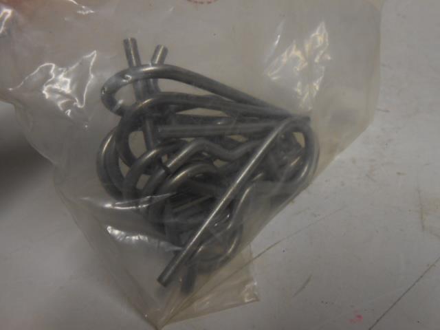 SILVER STREAK HAIR PIN CLIP COTTER PIN 02 411 (LOT OF 10)