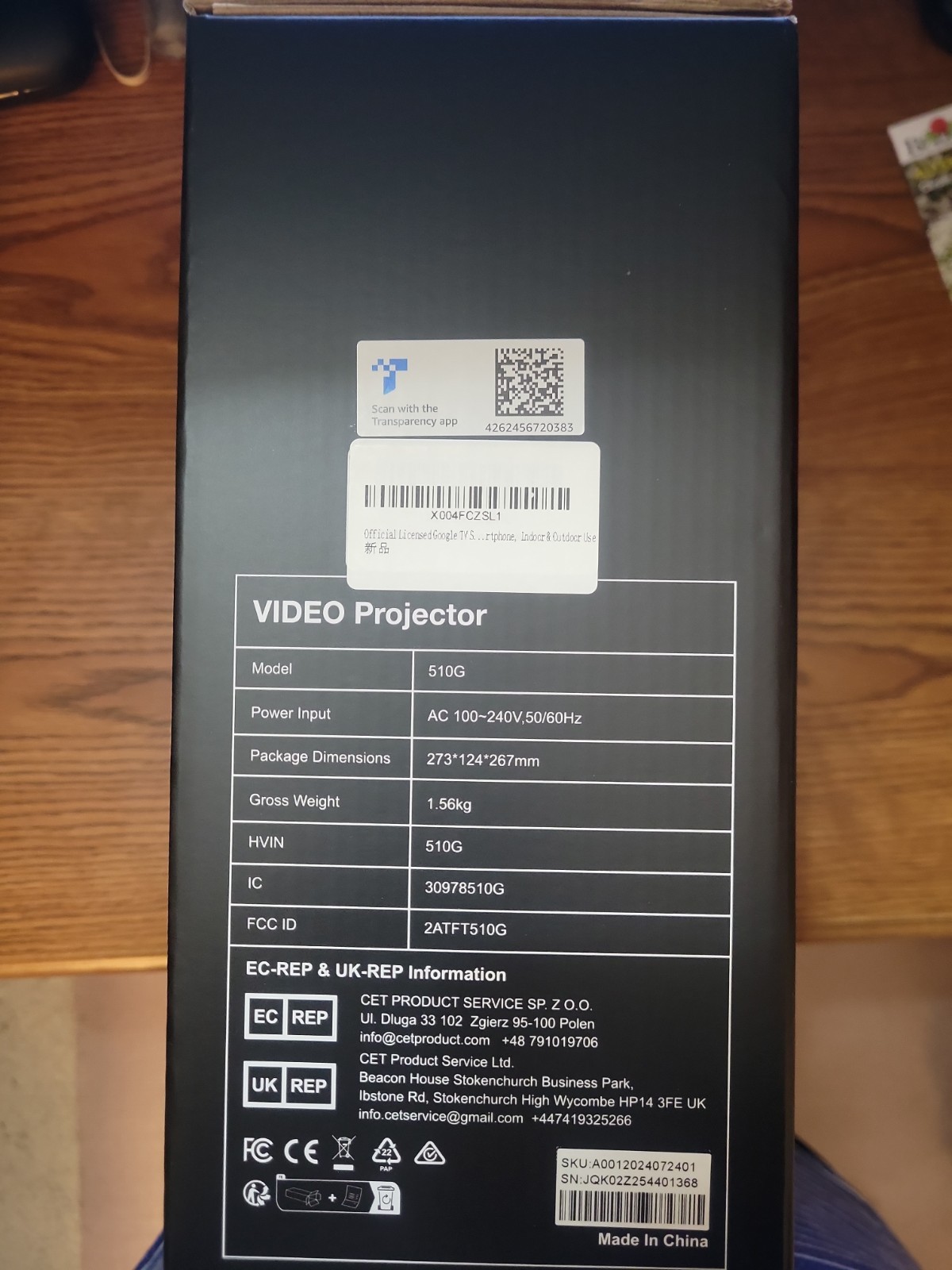 HAPPRUN Google TV Video Projector