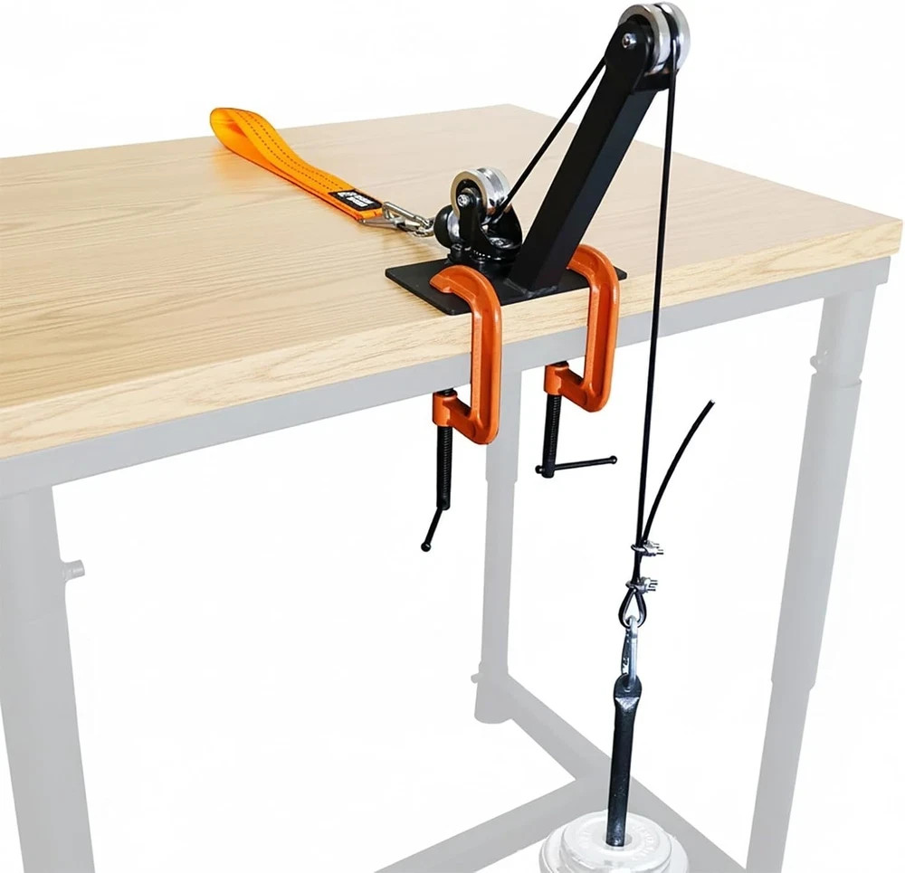 Arm Wrestling Pulley Training System Kit for Table Professional Forearm and Wris