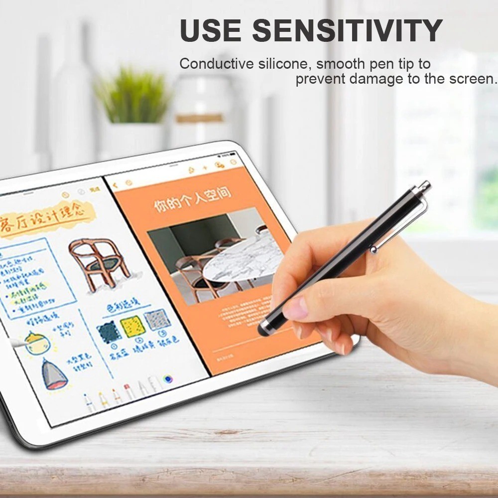 10PCS Stylus Touch Pens for iPad iPhone Android Tablet Phone Universal Set