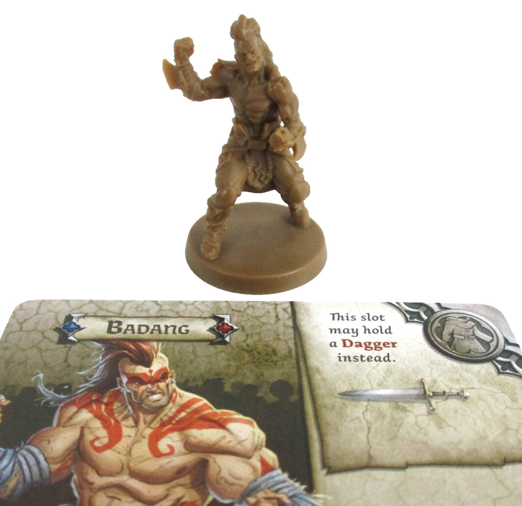 ZOMBICIDE: White Death Frozen Fortress BADANG Mini & Card NEW!!