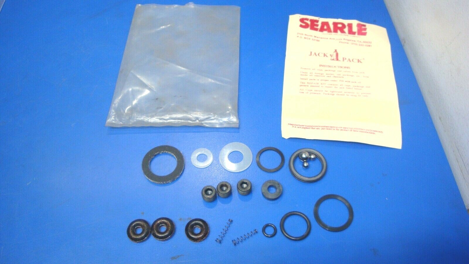 Walker WK-69,J-101A,1 1/2 Ton One End Lift ,Seal Replacement Kit,New