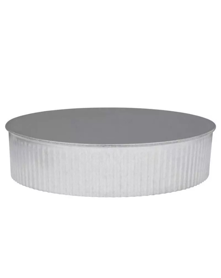 Imperial 8" 30Ga Galv Tee Cap