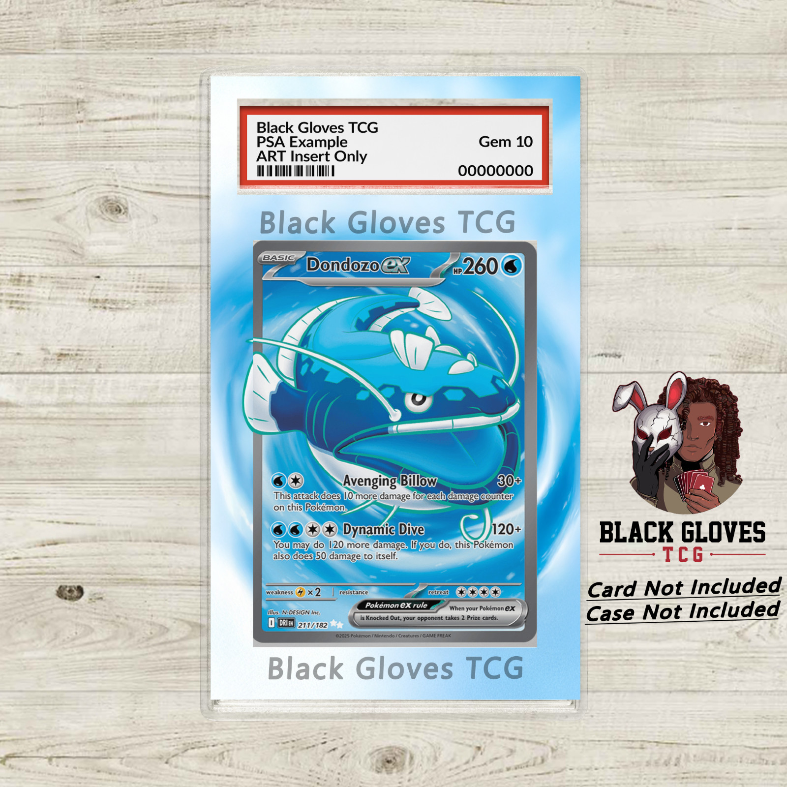 Dondozo ex SV10: Destined Rivals 211/182 Extended Art Insert