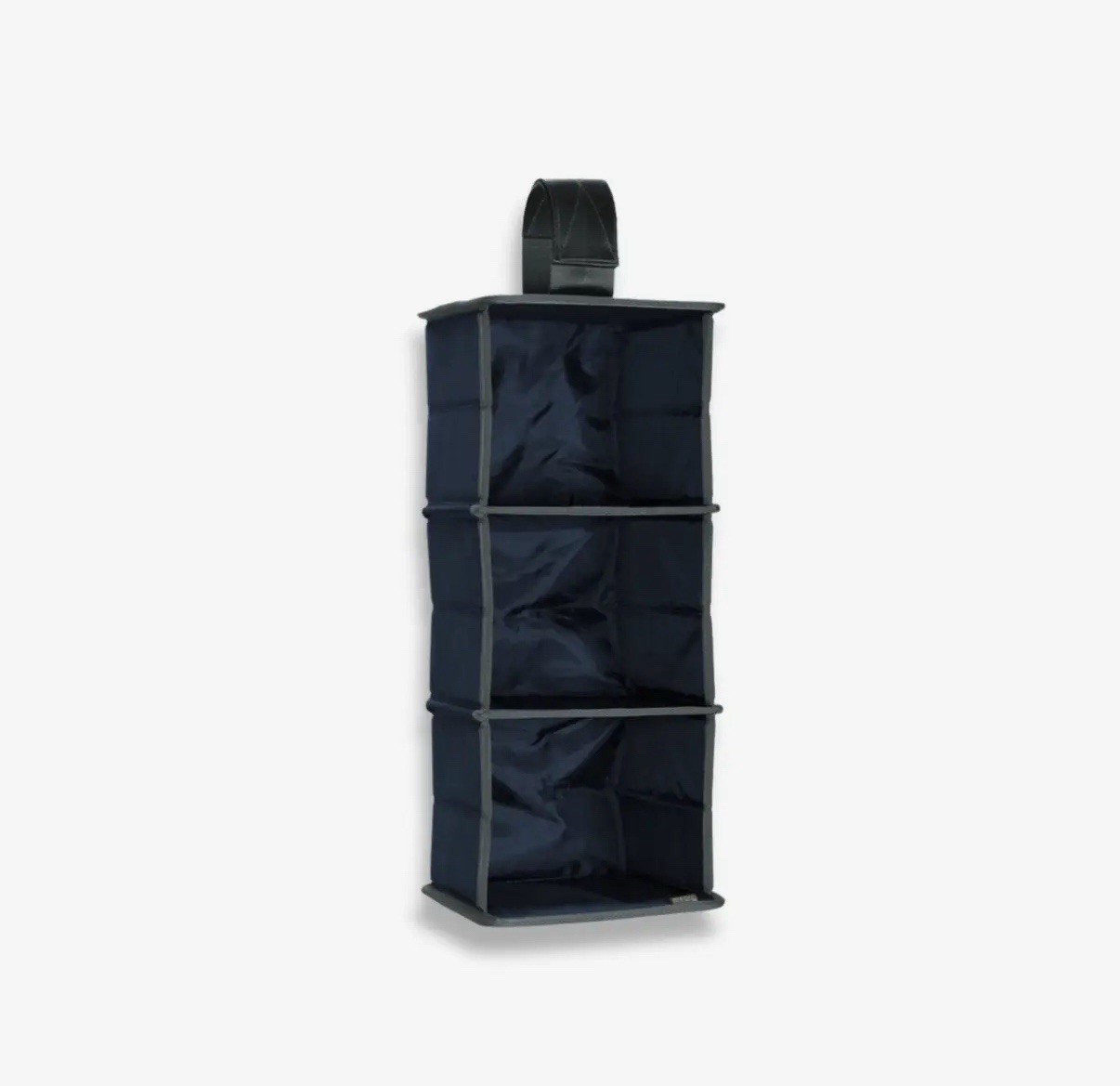 Hanging organizer for 3 mini storage cubes