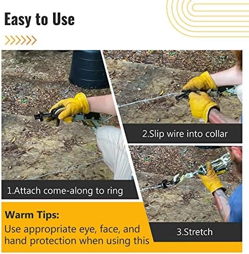 Dreyoo Barbed Wire Pullers, Replacement for S16111000 Wire Gripper for Barb Wire