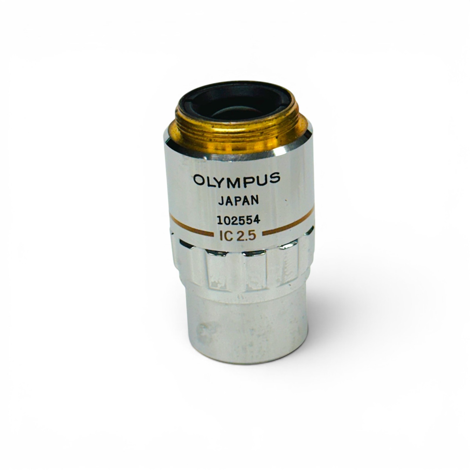 Olympus MSPlan 2.5/0.07 Infinity f=180 Microscope Objective Lens 102554 Japan