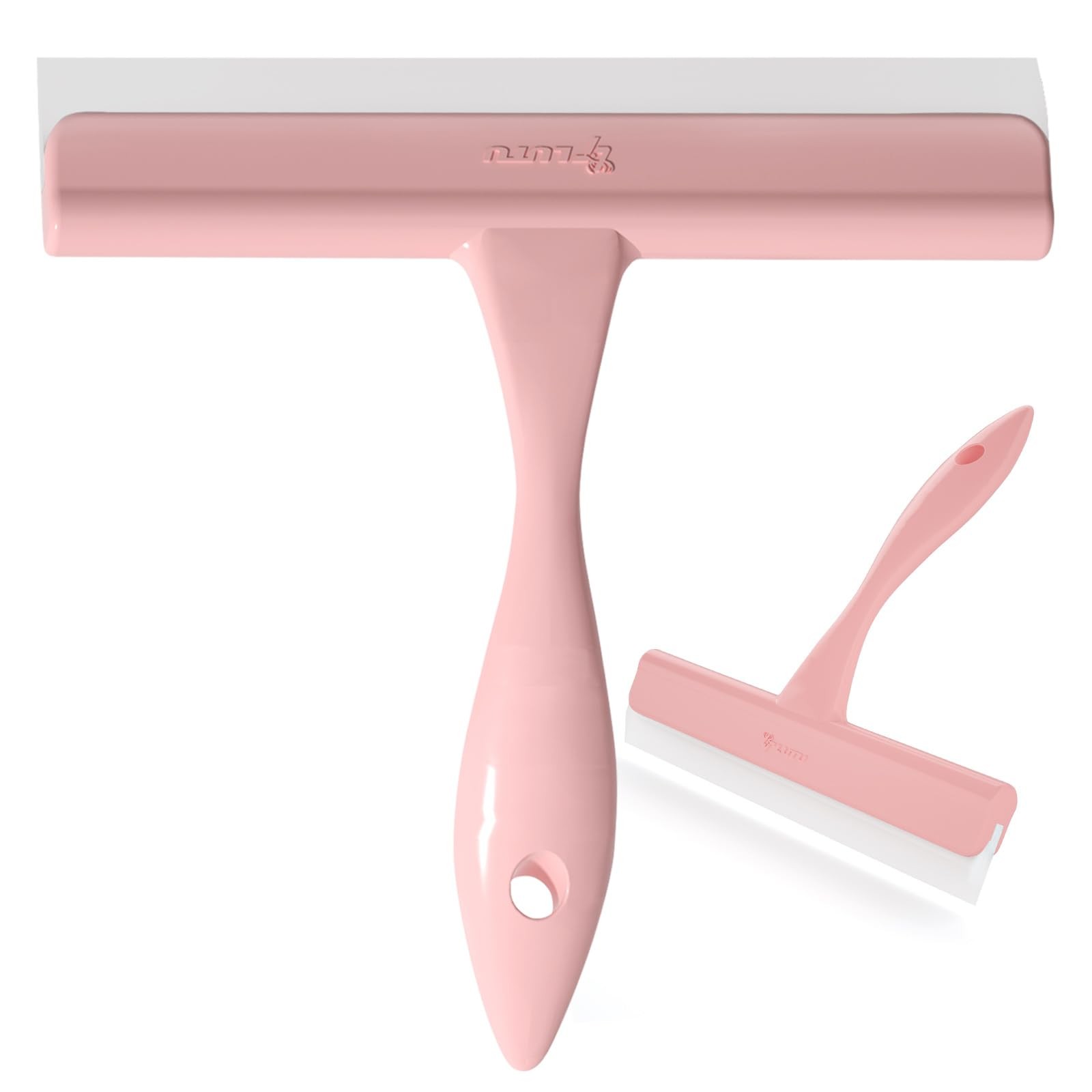 LTLUTU 5" Silicone Shower Squeegee for Glass Doors & Car 5-Inch, 1 Pack Pink