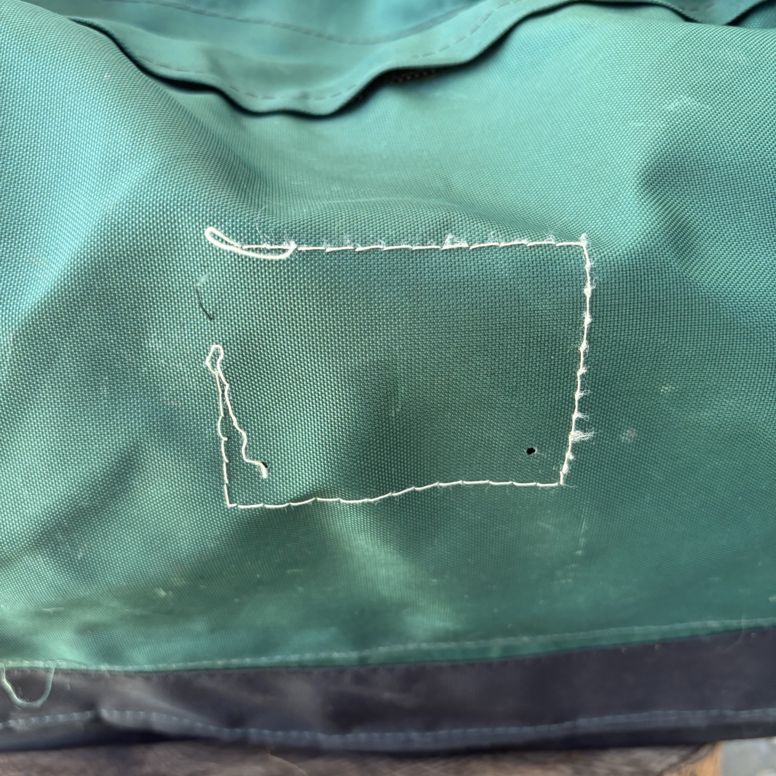 Vintage Backpacking Backpack Green Canvas Backback Original Rover Pack