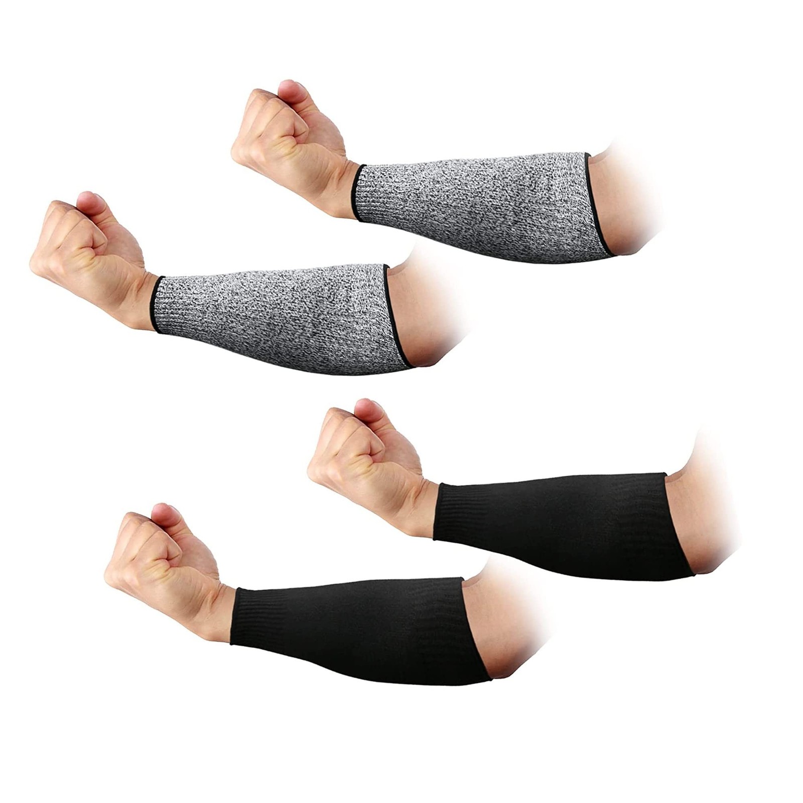 CAWANFLY 2 Pairs Protective Arm Sleeves, Cut Resistant Sleeve Arm Protectors ...
