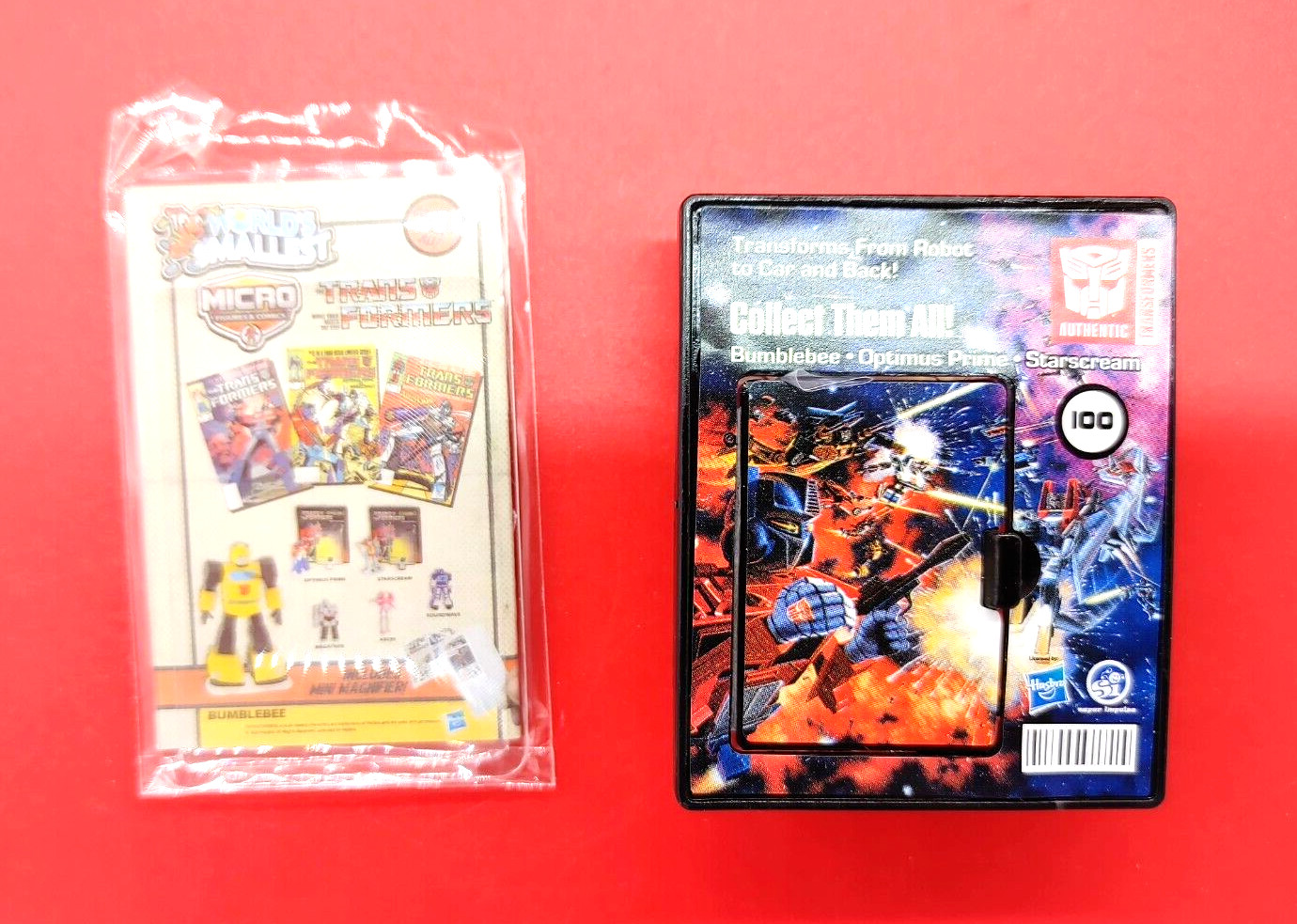 Worlds Smallest Micro Figures & Comics Transformers Bumblebee New