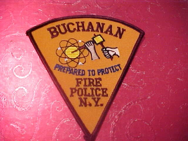 BUCHANAN NEW YORK FIRE DEPARTMENT PATCH SHOULDER SIZE UNUSED
