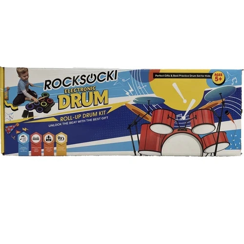 OPEN BOX ROCKSOCKI Electric Drum Set, 9-Pad  Electronic Drum Set C4