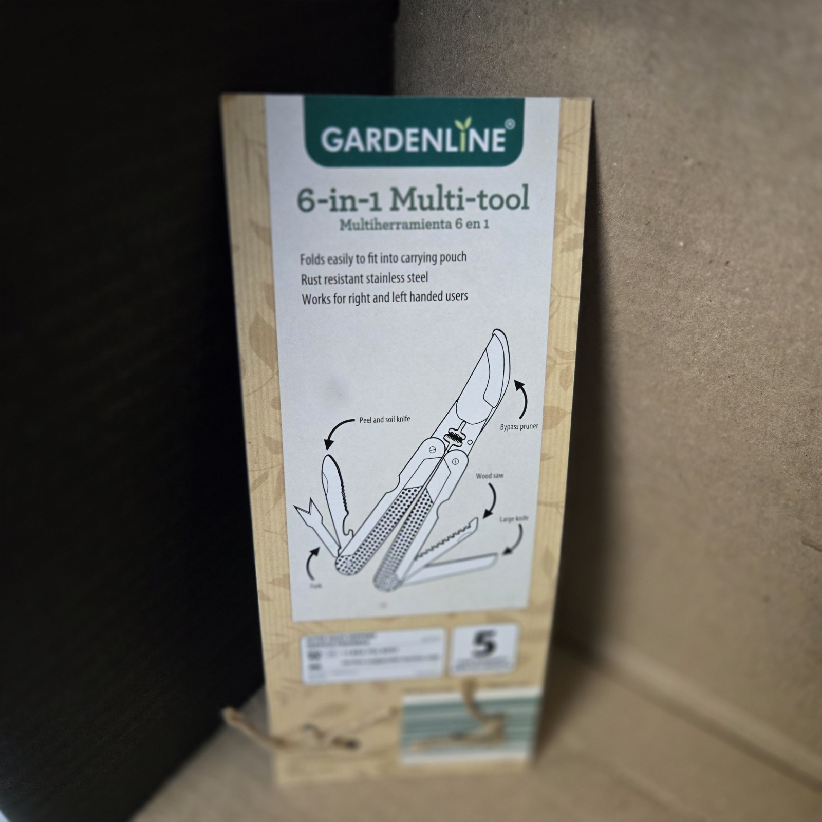 Gardenline 6 -in-1 Multi-Tool NEW