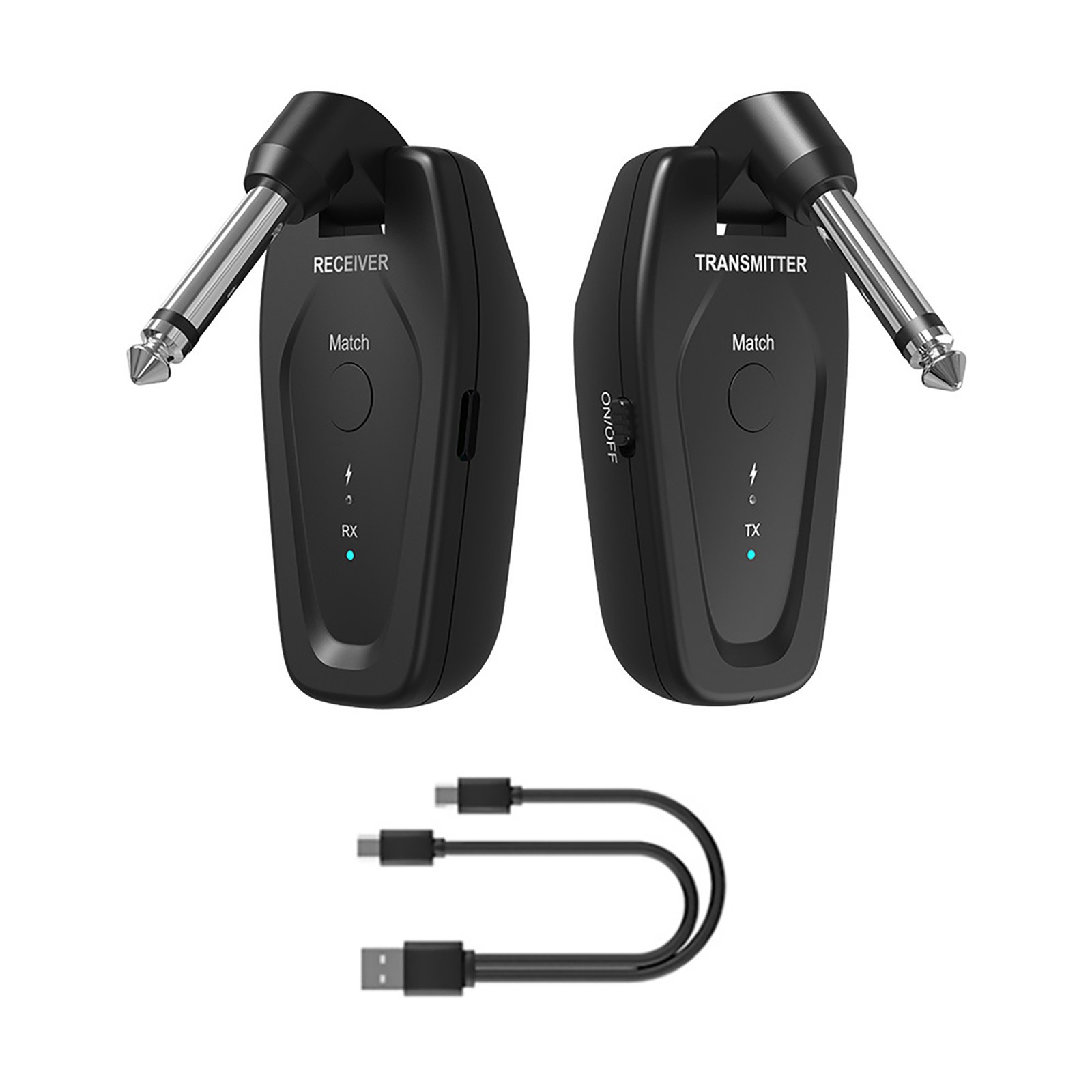 New UHF Wireless Guitar System Transmitter Receiver Instrument Accessories