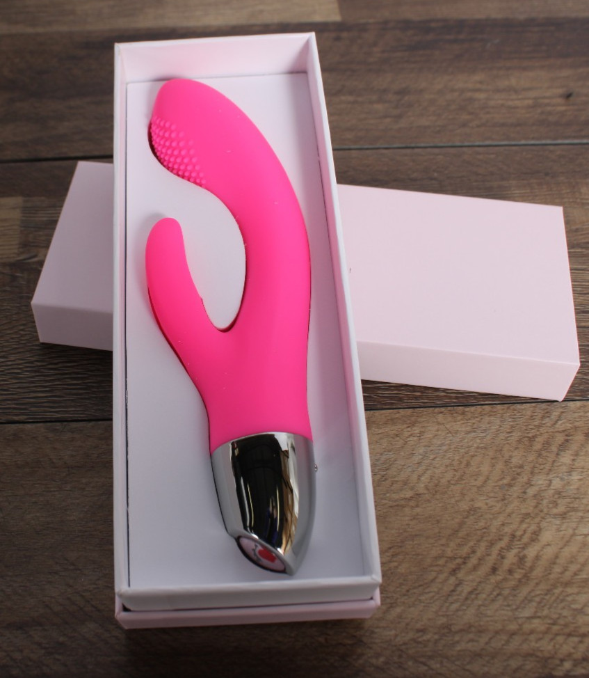 Brand New Wowyes V7 Rechargable Pink Silicone Massage Wand Sealed New-OYE-026
