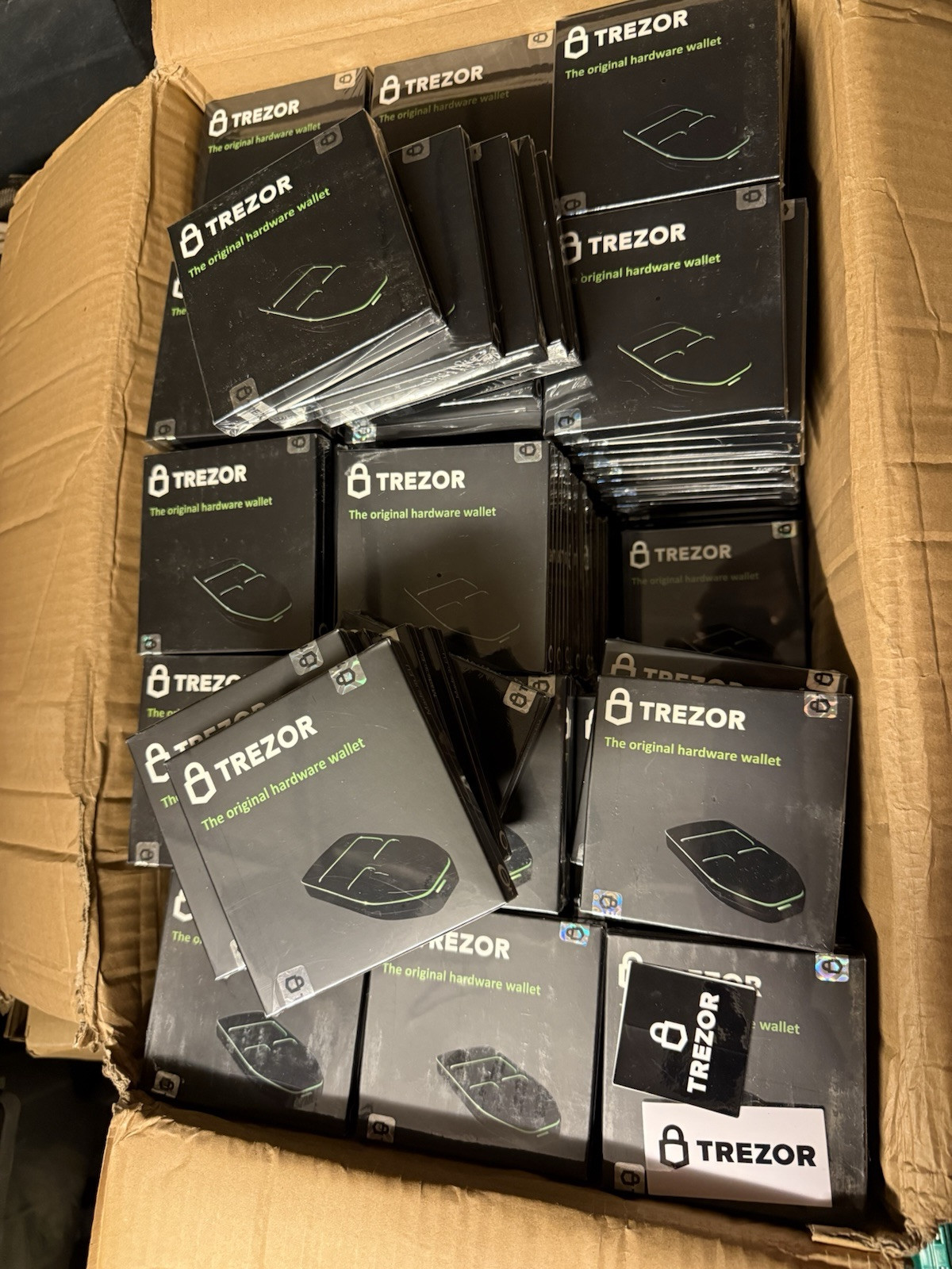 Lot Of 100 Trezor One Crypto Wallets
