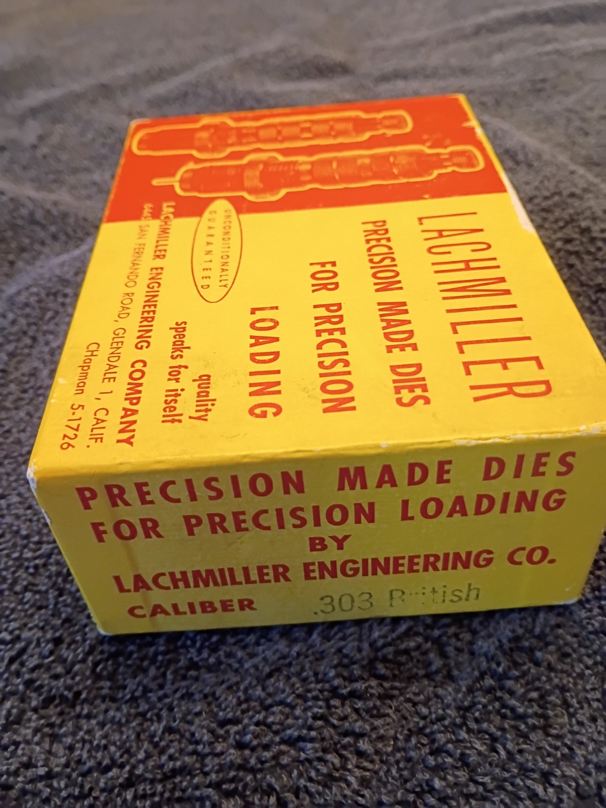 lachmiller vintage reloading dies 303 British