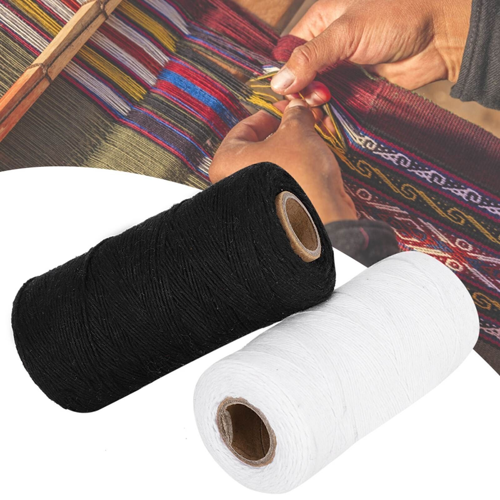 2Pcs Embroidery Machine Thread 8/4 Warp Yarn Weaving Carpe Ture Cotton Spinning